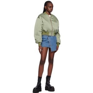 NWT Ksubi Blue Denim Rap Heritage Mini Skirt